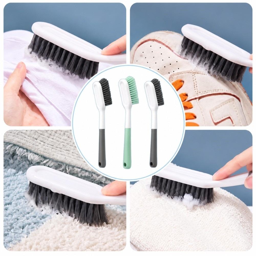Stain Removal Cleaning Brush Long-Handle Scrub Brush Portable Hard-Bristled Brush Shoes
