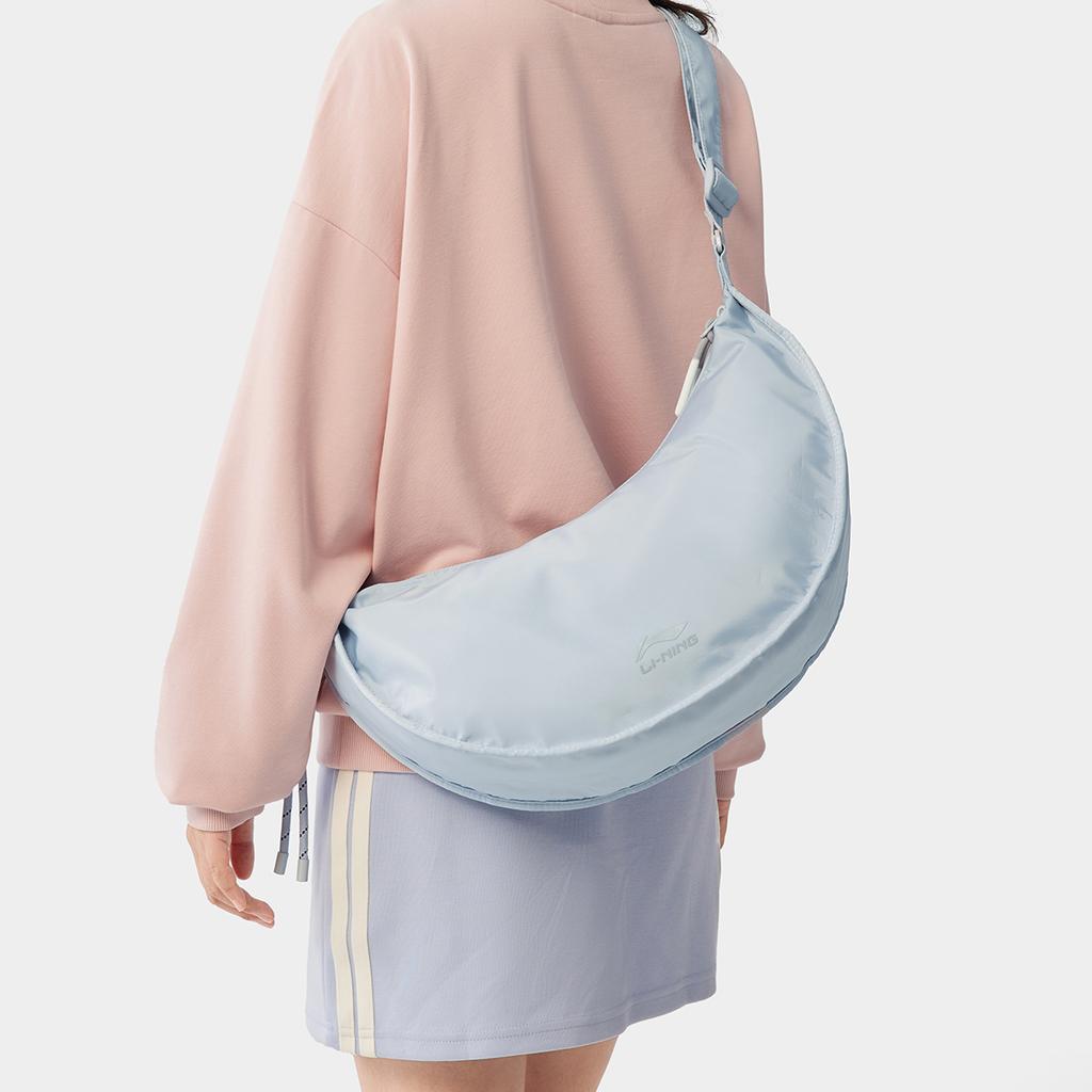 New LiNing Sports Life Collection Polyamide Dumpling Bag, Crossbody Bag, Shoulder Bag Unisex Sky Blue ABDU165-6