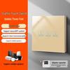 Zhengshang C3 Graffiti Smart WiFi Switch: Wireless Voice Panel, EU Standard, Compatible with Alexa & Google Assistant.