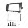 Toyota Prius Audio Frame Double Din DVD Navigation Panel Faceplate (Left, Titanium).