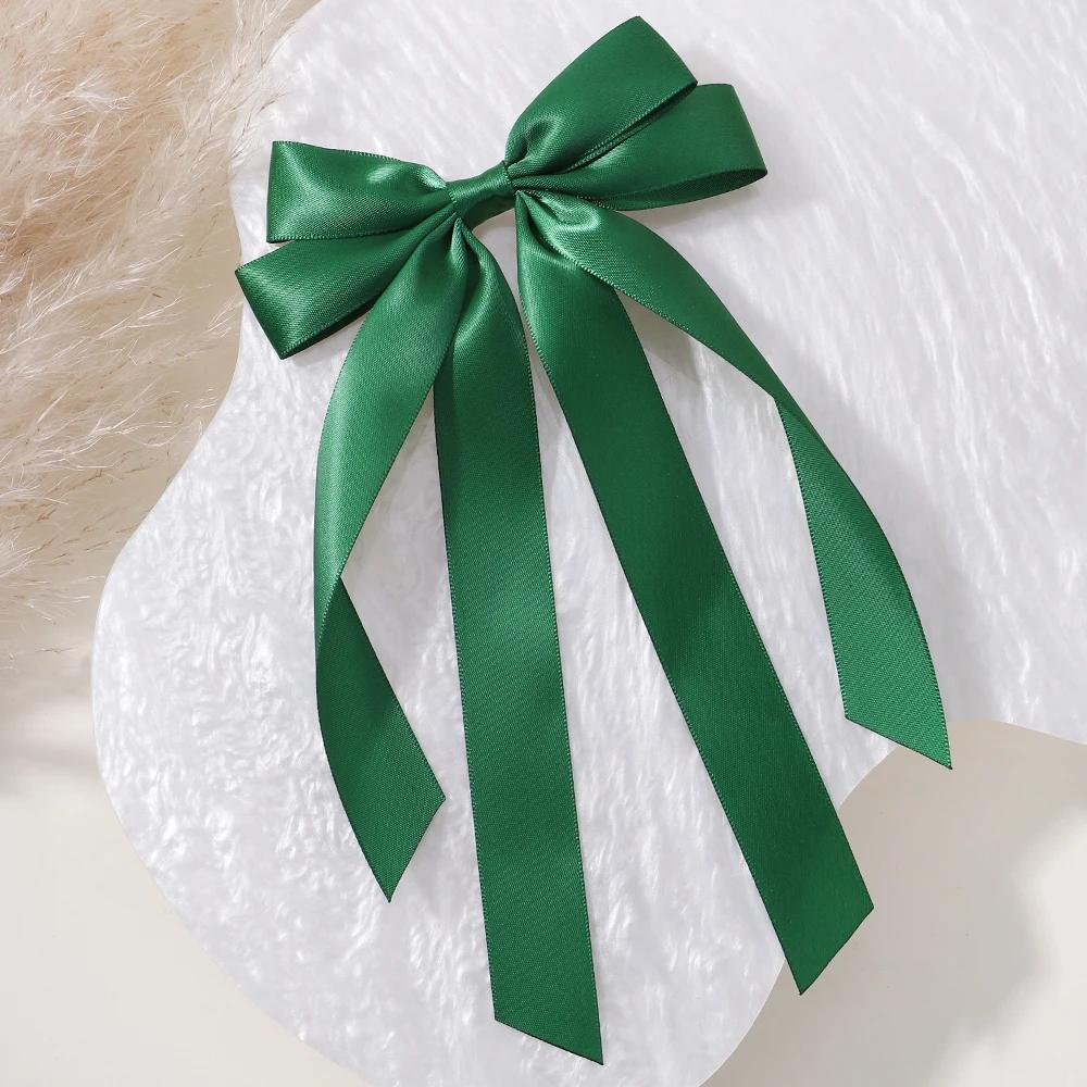 1 Stück/Los Ballettstil Mädchen Schleife Langes Band Haarspange Süßes Mädchen Halb Zusammengebundenes Haar Kopfschmuck Stil Mode Haarschmuck