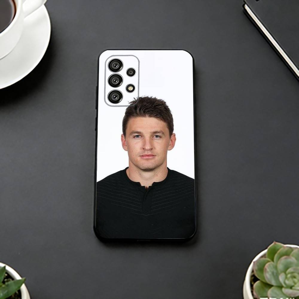 

Sport Rugby Beauden Barrett Phone Case Black Silicone Soft For Samsung S25,S24,S21,S22,S23,S30,Ultra,S20,Plus,Fe,Lite Samsung S24ULTRA