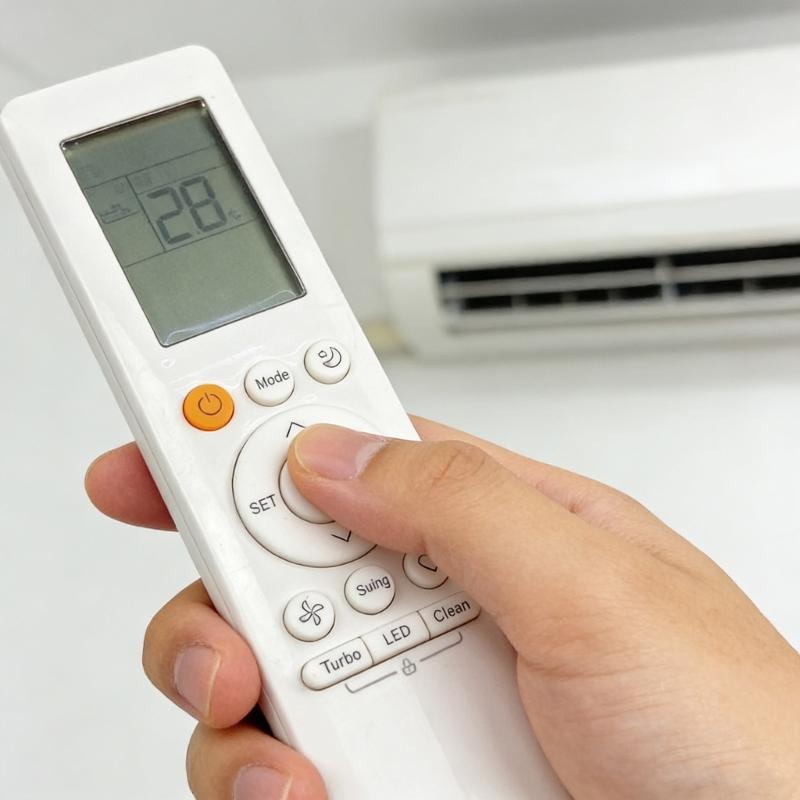 Intelligent Remote Control for RG10B(B) BGEF Air Conditioner Units with Energy Saving Mode Reducing Battery Consumption