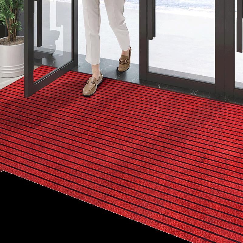 Baineng Striped Absorbent Non-Slip Entrance Mat