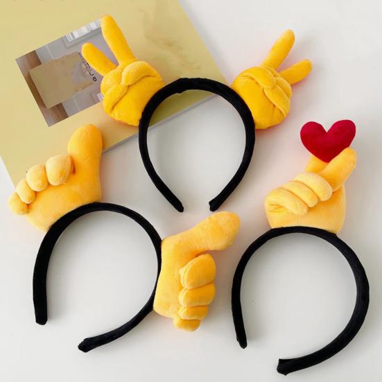 Cosplay čelenka Kreslené srdce Design s postojem palce nahoru Dívčí vlasová obruč Lehká Všestranná čelenka Vlasový doplněk