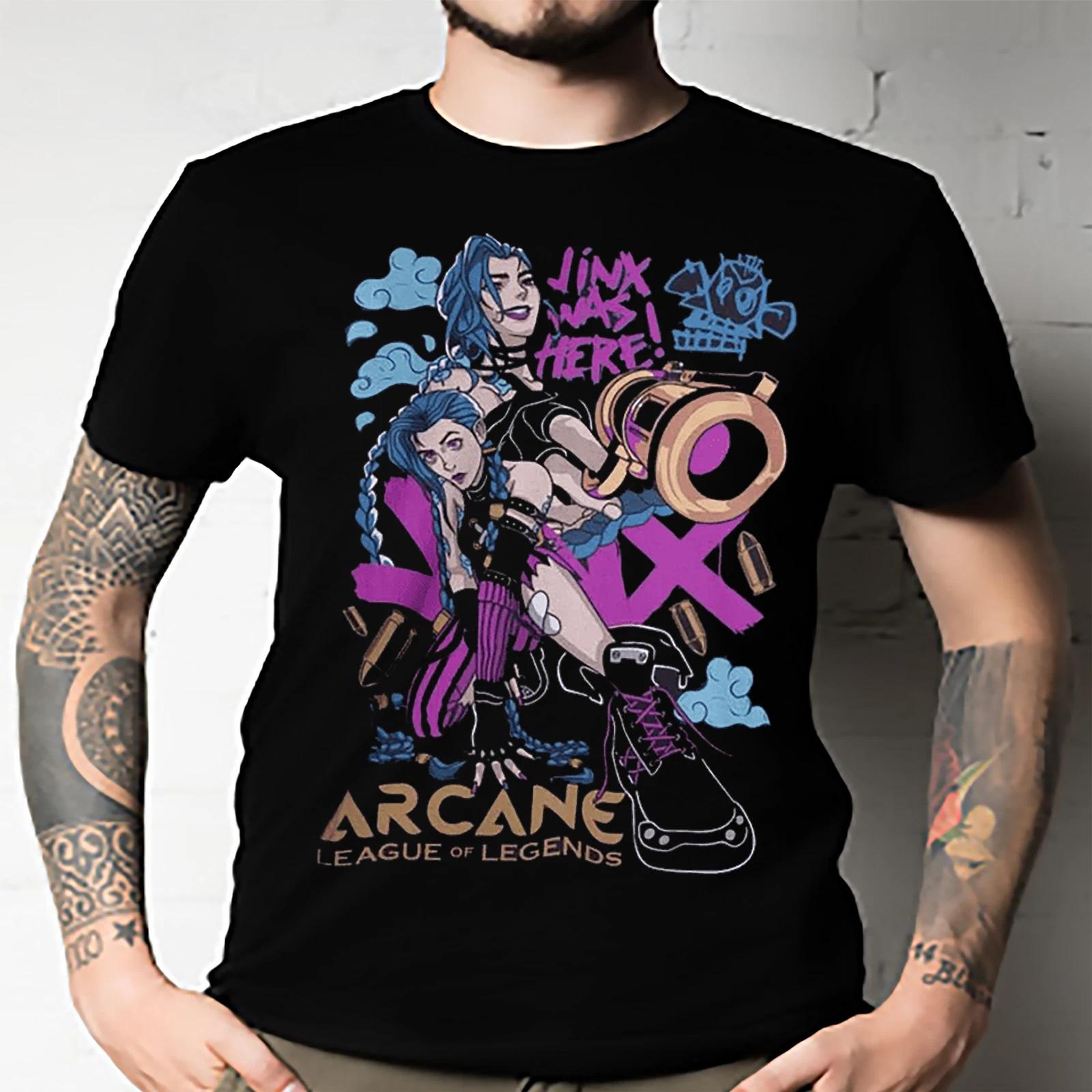 Men s and Women s T-shirts Jinx Arcane S