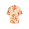 Jordan American Retro Dopamine Wash Tie-Dye Logo Print Casual Round Neck Short Sleeve Drop Shoulder T-Shirt Men Tops Orange DX9584-112