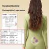 Women's Seamless Thermal Underwear Set - Antibacterial, High Elastic, Plus Velvet, Thin, Long Sleeve, Round Neck, Cotton Blend, Autumn.