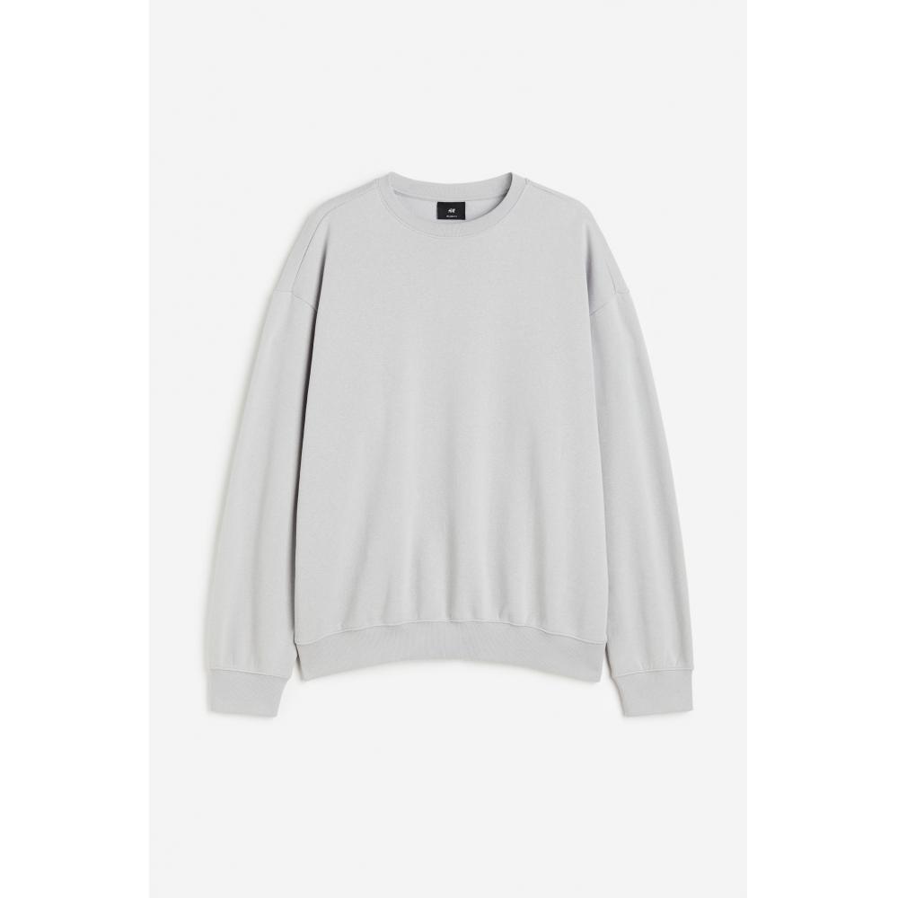 

Толстовка свободного кроя HM Light Grey XL