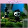 Resin Halloween Miniatures For Diy Crystal Ball Accessories Adorable Transparent Ghost And Pumpkin Decor