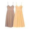Kaslead New Women clothes Western Style Fashion Medium Long Version Sling Dress 3152331 730