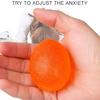 5Pcs Stress Relief Balls Hand Exercisers Stress Reliever Silicone Grip Strength Trainer Wrist Exercise Equipment