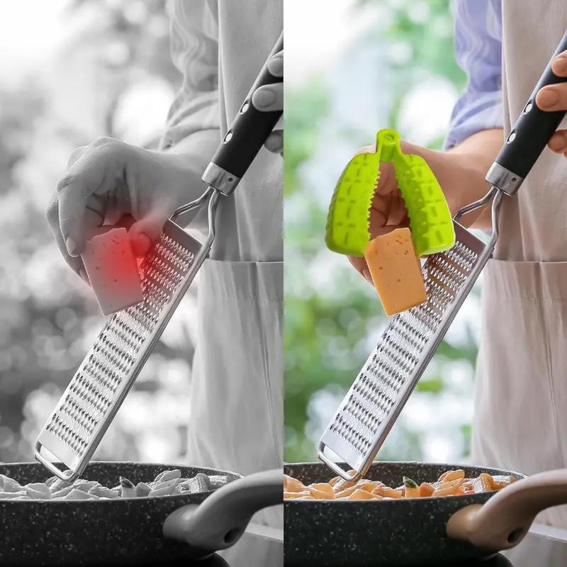 1PCS Multifunctional Kitchen Hand Guard Clip Household Cutting Vegetable Anti-cut Finger Guard Hand Guard Finger Protection Cover Anti-cut Artifact