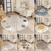 Hopscotch Children's Round Carpet Thickened Living Room Cushions Anti-slip Cartoon Children Climbing Mat Batch Decor Rug
