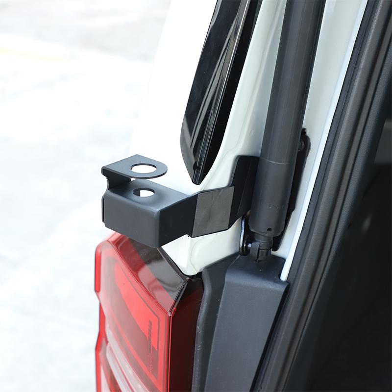 Für Toyota Land Cruiser Prado 250 LC250 2024 2025 Karbonstahl Auto Heckklappe Antennenhalter Montagehalter Außen Zubehör