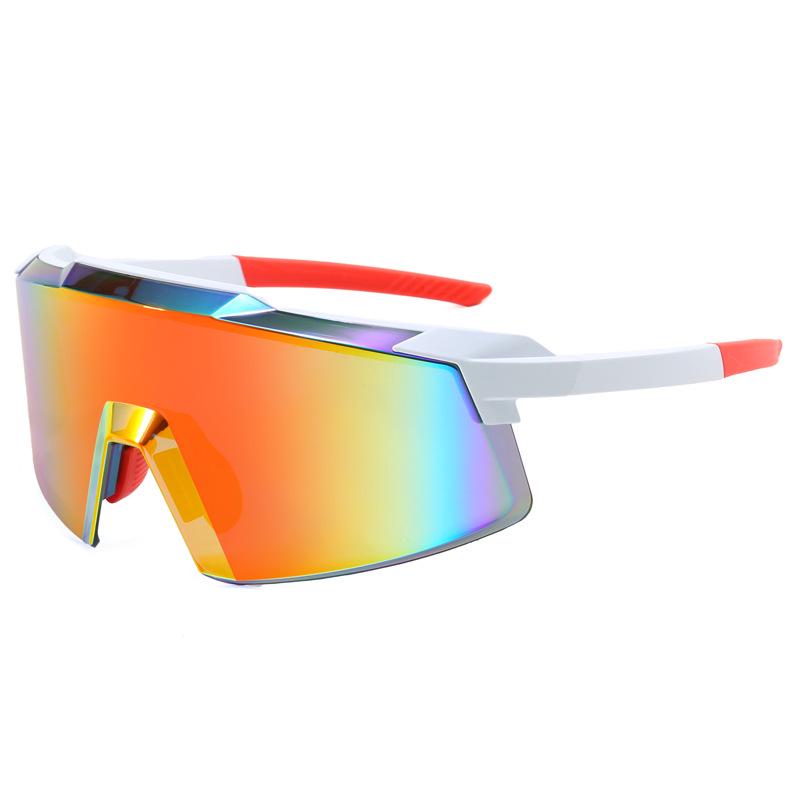 Men's Iridescent Cycling Sunglasses - Windproof Outdoor Sports Shades