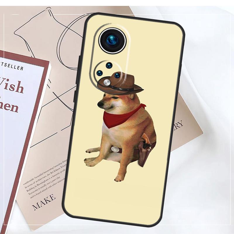 Funny Cheems Doge Case For Honor Magic 8 7 5 6 Pro X9a X9b X9c X9d X8b X8c Win RT 50 70 90 200 400 Pro Cover