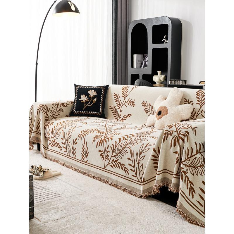Nordic Style High-Grade Sofa Towel Four Seasons Universal Sofa Cover Chenille Anti-Scratching Sofa Cover Sofa Cover