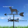 Weather Vane Ornament: Outdoor Wrought Iron Spray-Painted Roof Decoration Metal Craft