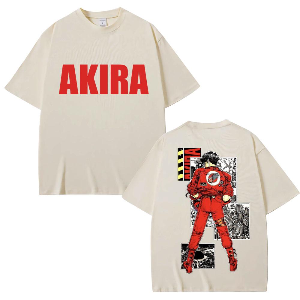 Japanese Anime Akira T Shirts Science Fiction Movie Shotaro Kaneda Manga T-shirt Men Women Cotton High Quality Tees