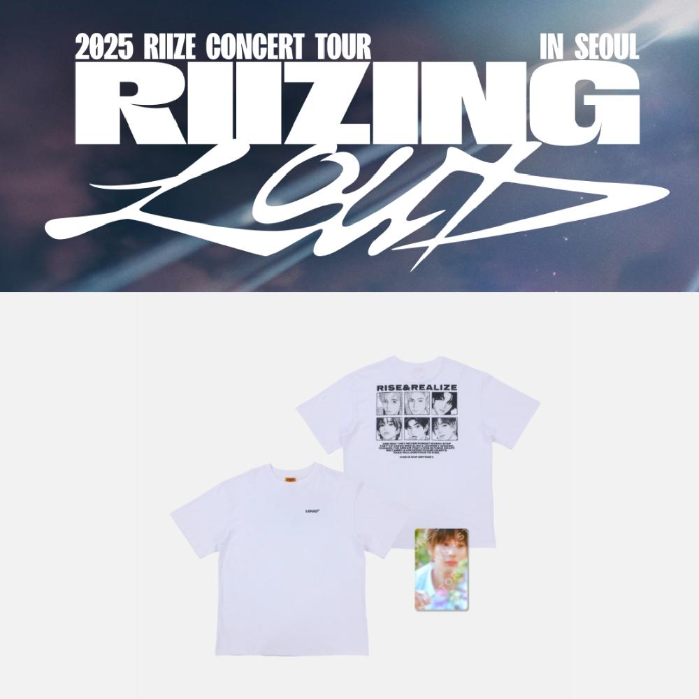 Pre-order 2025 RIIZE Concert Tour RIIZING LOUD in Seoul Character T-shirt Set