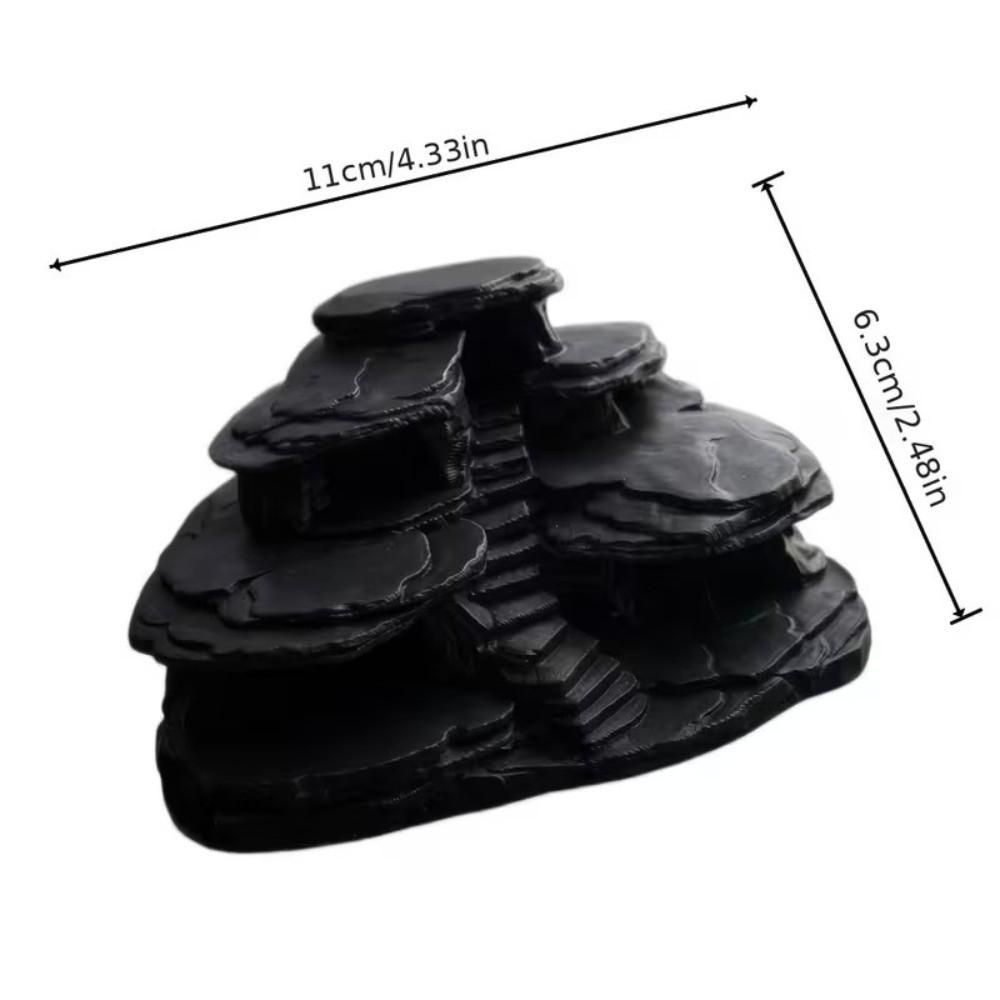 Realistic Texture Fish Tank Rockery Ornaments 3D Printing Fish Hiding Cave  Fish Tank Decoration