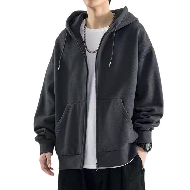 Unisex Cardigan Hoodie - Versatile Autumn Casual Jacket for Men and Women