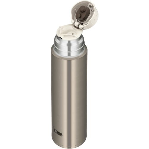 Thermos Stainless Steel Water Bottle, Cup Type, 500ml, Stainless Steel Blue, FFM-502 STBL