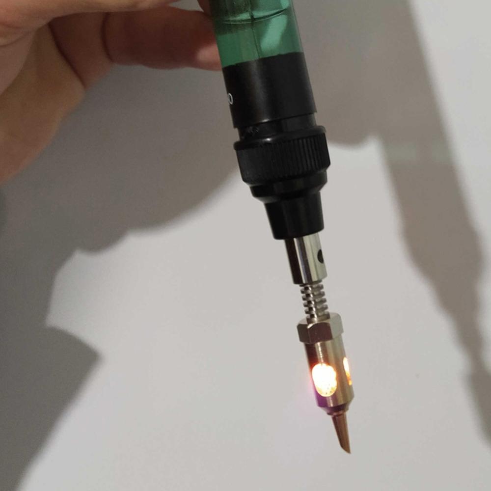 Spitze Butan-Lötbrenner Kabelloser Lötkolbenkopf Schweißstift Gas-Schweißlotwerkzeug Schweißkolben