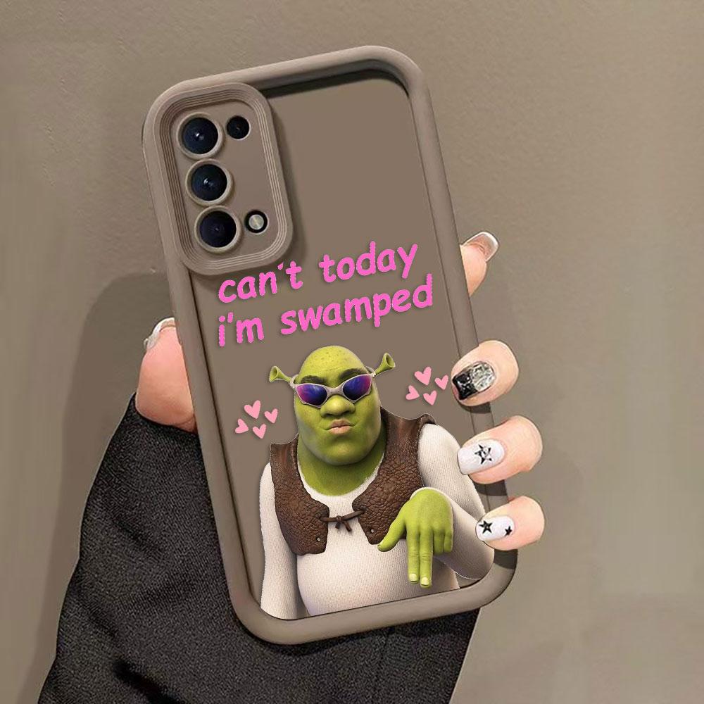 Funny Movie S-Shrek Phone Case For OPPO A6X A3X A5X A5 A54 A55 A57 A58 A53 A72 A73 A74 A95 A92 A93 A94 A98 FIND X3 X5 X8 Cover