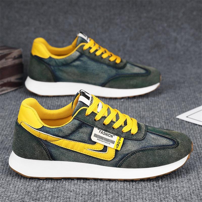 

Обувь Forrest Gump мужская джинсовая модная обувь лето 2024 новая мужская обувь с повышенным комфортом повседневная спортивная обувь для студентов воздухопроницаемость 39