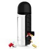 600ml Sport Water Bottle With Built-in Daily 7 Daily  Box Organizer