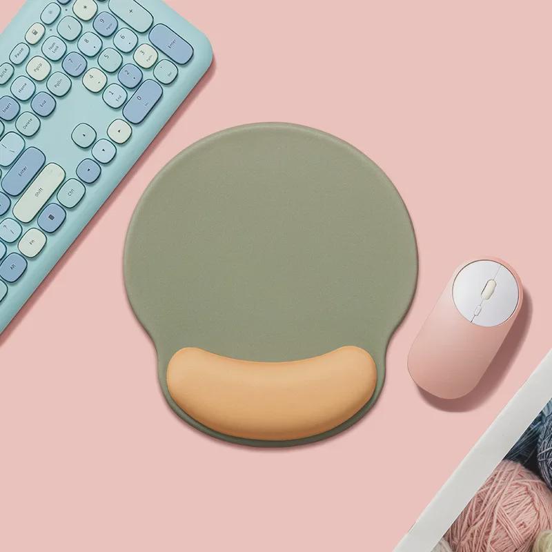 Tapis de Souris Repose-Poignet en Mousse à Mémoire de Silicone pour Filles - Épaissi pour le Bureau et le Gaming