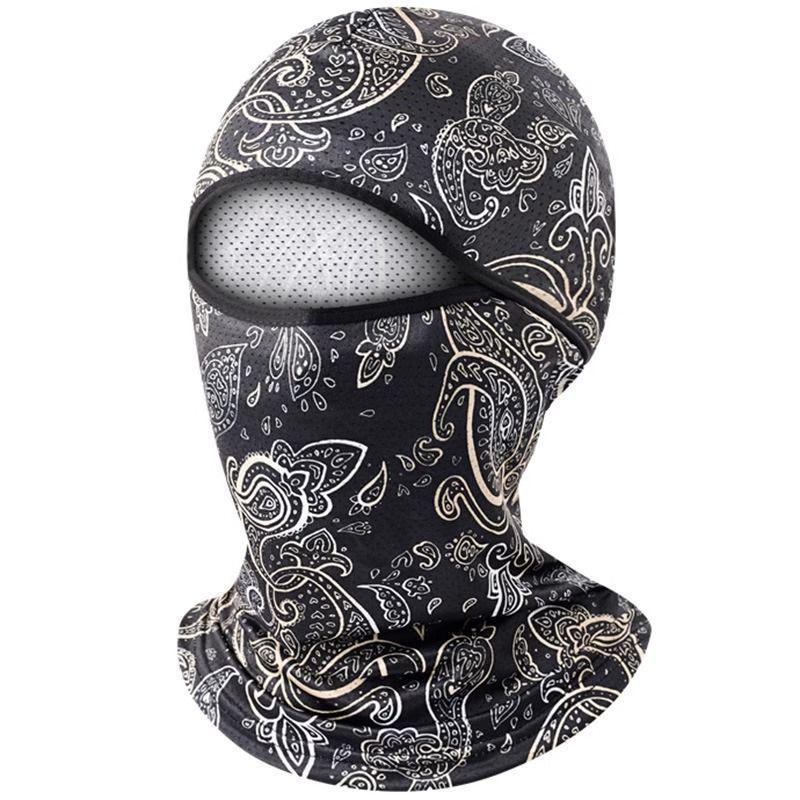 Unisex Ice Silk Sun Protection Face Mask & Neck Gaiter for Cycling, Fishing, Motorcycle, and Summer Activities.