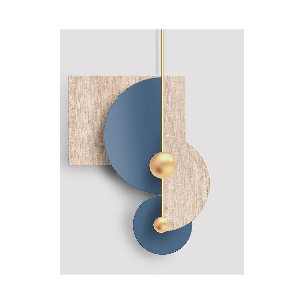 Abstract Geometry Decorative Paintings Nordic Luxury Woman Posters and Prints Wall Art for Living Room Porch Decor