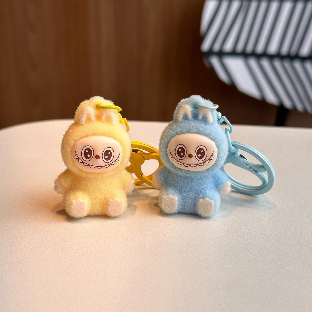 Ny Veskedekorasjon Nøkkelringer Nøkkelkjeder Plysj Labubu Nøkkelring Anheng, Plysj Stoff Figur Veskedekorasjon Nøkkelringer Nøkkelkjeder