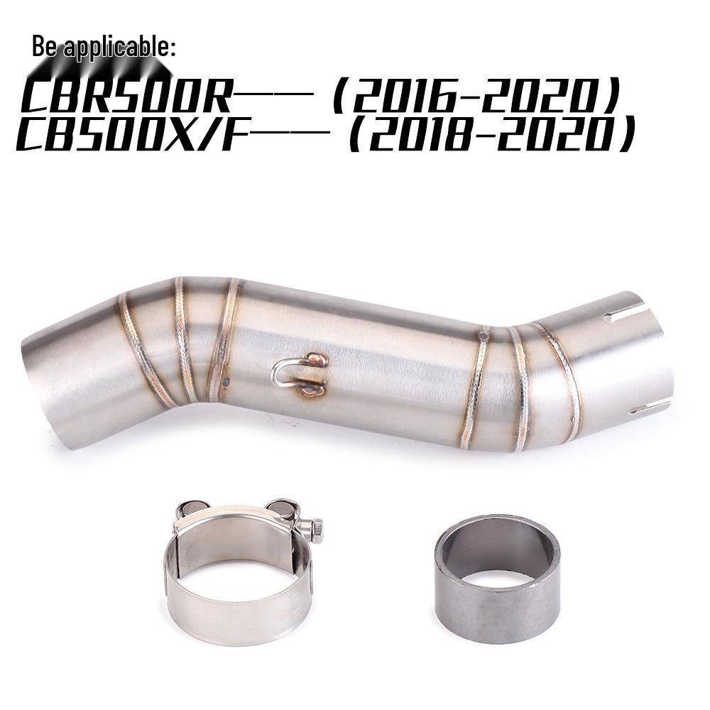 CBR500/CB500F Stainless Steel Mid-Section Exhaust Pipe: Easy Installation, Non-Destructive Mod.