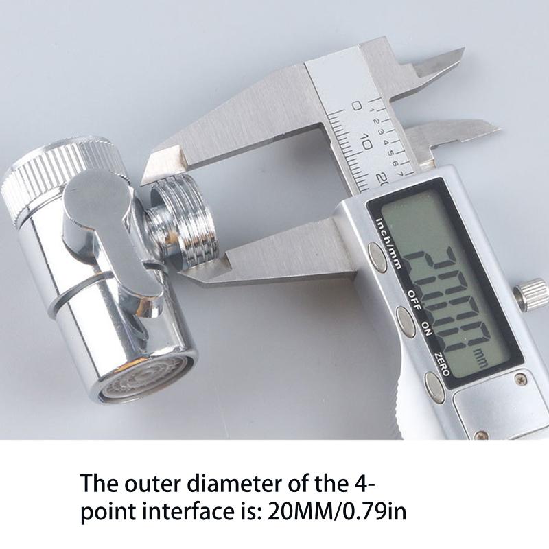 Sink for Valve Diverter Faucet Splitter for Kitchen or Bathroom Sink Faucet Replacement Part Faucet to Hose Adapter 4 Si