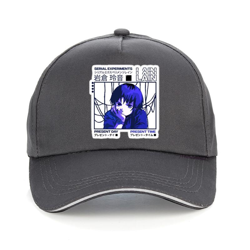 Serial ExperiUnisexts Lain hat Harajuku pop Unisexga Unisex Baseball Cap cool Summer caps for Unisex Adjustable Snapback hats gorras