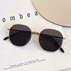 Glasses 219151 Round High-End Gradual Change Round Face Thin Sunglasses Women Sunglasses Men