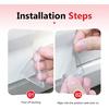 2 PCS Right-Angle Car Door Corner Protector, 1.77" x 1.77" Self-Adhesive Anti-Collision Decorative Door Edge Guard, Universal for Car SUV Truck