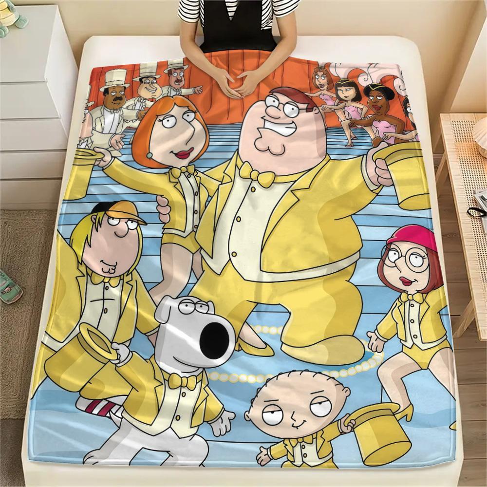 Family Guy2 Flannel Blanket, High quality Comfortable for All Seasons, Home Decor, Warmth and Comfort
