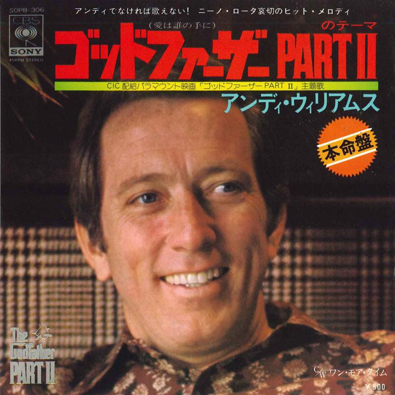 

7inch Record ANDY WILLIAMS - Love Said Goodbye SOPB306 CBS/Sony 1974 Japan Soundtracks & Musicals Used