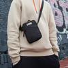 New LiNing Fabric Shoulder Bag Crossbody Bag Unisex Black ABDS443-1