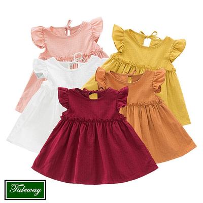 Summer Baby Enfant Fille princesse manches courtes robe Cartoon Robe de soirée Vêtements US