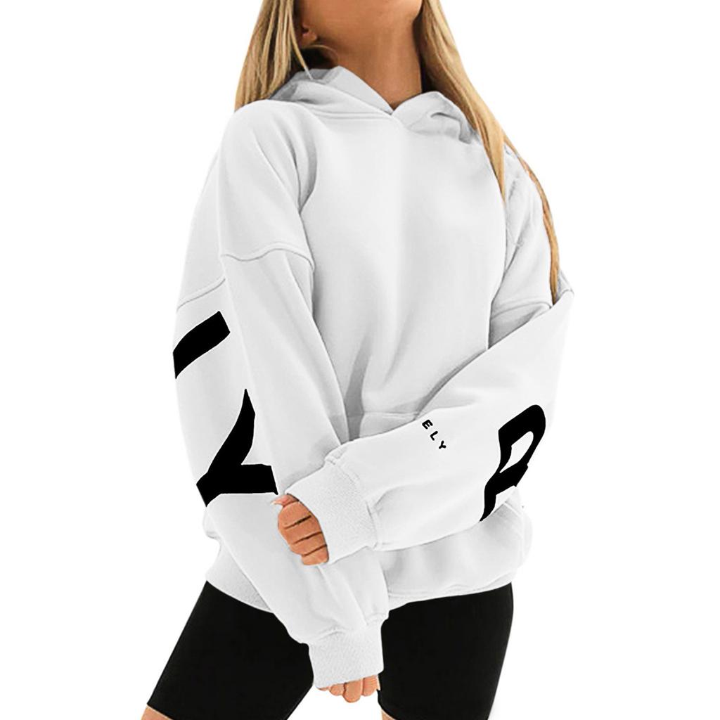 Womens Hoodies Fall Fashion Sweatshirts  Printed Casual Long Sleeve Loose Sweatshirt  Fall Hoodie Sweatshirt