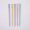 5 Pairs Multicolor Amber Sakura Chopsticks Non-Slip Japanese Chopsticks Portable Sushi Sticks  Ramen