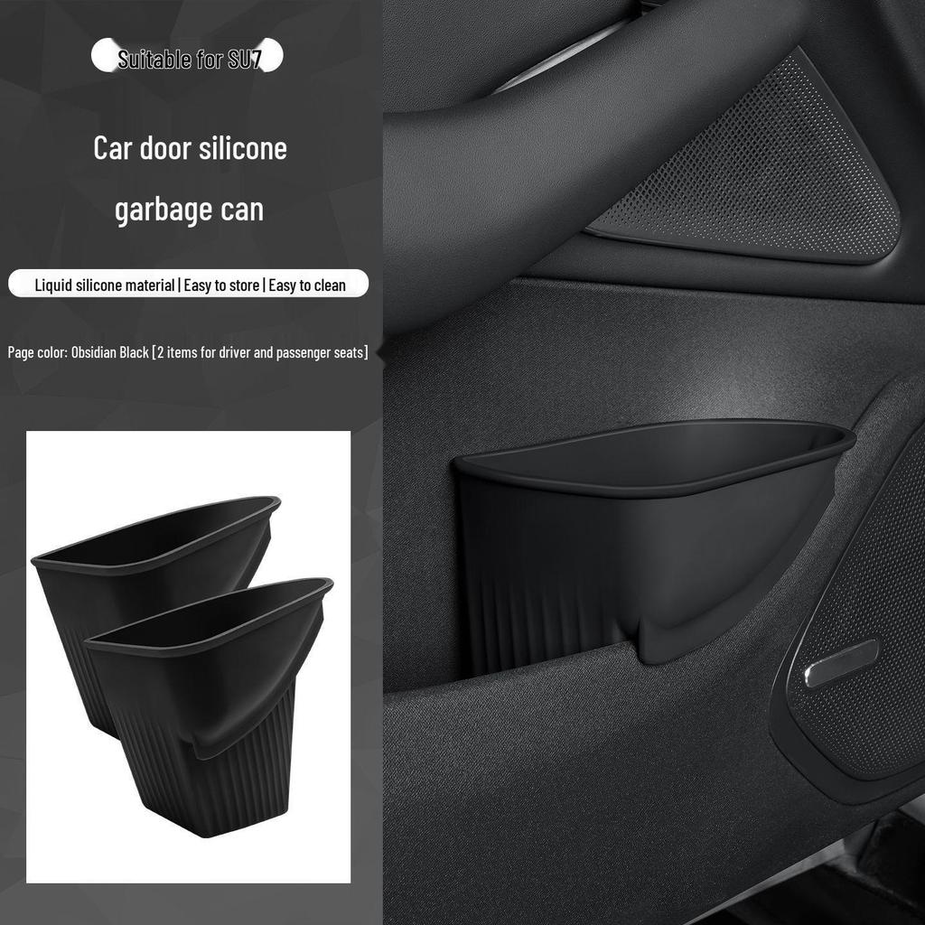 Xiaomi SU7 Auto-Mülleimer & Regenschirmhalter: Multifunktionale Silikon-Aufbewahrungsbox