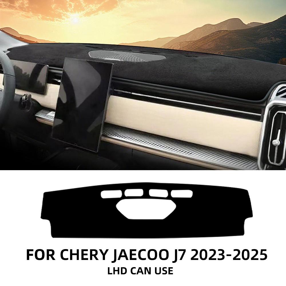 Podložka proti odleskům na palubní desku auta Pro CHERY JAECOO J7 2023 2024 2025 Kryt přístrojové desky Stůl Podložky Koberce Anti-UV Příslušenství