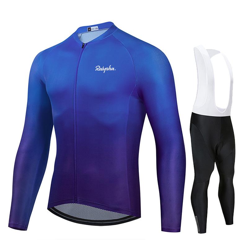 New Autumn Long-sleeved Bicycle Men's Cycling Clothing Road Racing Clothing Outdoor Road Cycling 2026 Autumn Breathable Cycling Clothing Set